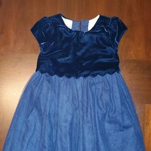 2T Navy Toddler Formal Dress